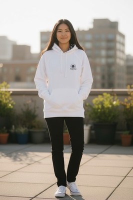 OCM Hoodie Club women's small long sleeve pullover fleece hoodie logo