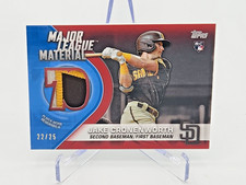 Jake Cronenworth Topps Update 2021 Major League Material MLM-JC Red /25 MEM RC