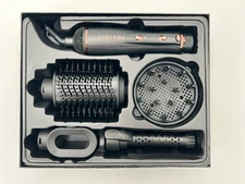 FOXYBAE Rose Gold Super Styler  4 in 1 dryer brush diffuser curling iron set