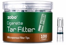 Disposable Cigarette Filters 100pcs 7/3mm Regular  King Size Filter Tips for
