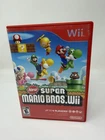 New ListingNew Super Mario Bros. Wii (Nintendo Wii, 2009) Game And Case - Tested!
