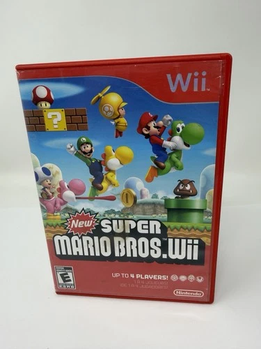 New ListingNew Super Mario Bros. Wii (Nintendo Wii, 2009) Game And Case - Tested!