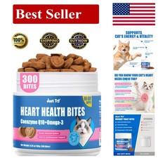 New CoQ10  Taurine Cat Treats for Heart Health 300 Ct Fast Shipping