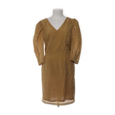 Ichi, Kleid, Größe: 38, Gelb, Polyester, Gepunktet, Damen #OUg