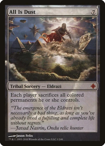 All Is Dust Rise of the Eldrazi LP MTG