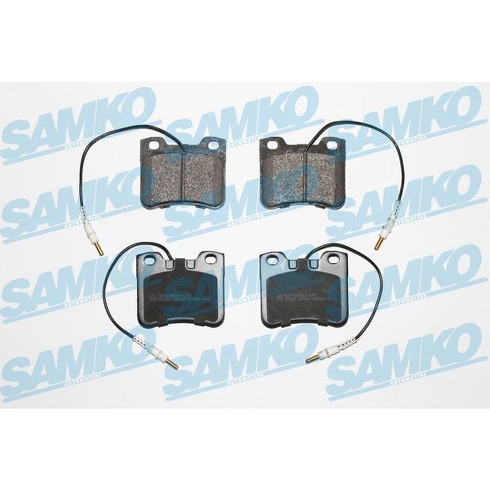 1x ORIGINAL® SAMKO Bremsbelagsatz, Scheibenbremse Vorne für Peugeot 106 II 106