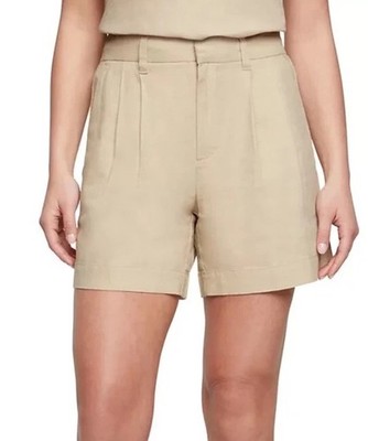 Women s Express Crème Colored Linen Short, Size 4 NWT Free Shipping!