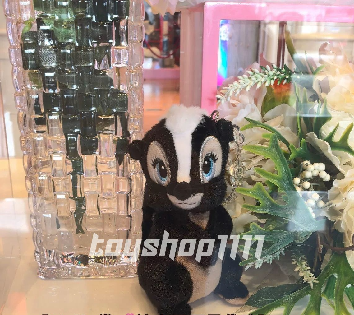 genuine 2026 Disney store Spring Bambi Flower Miss Skunk plush