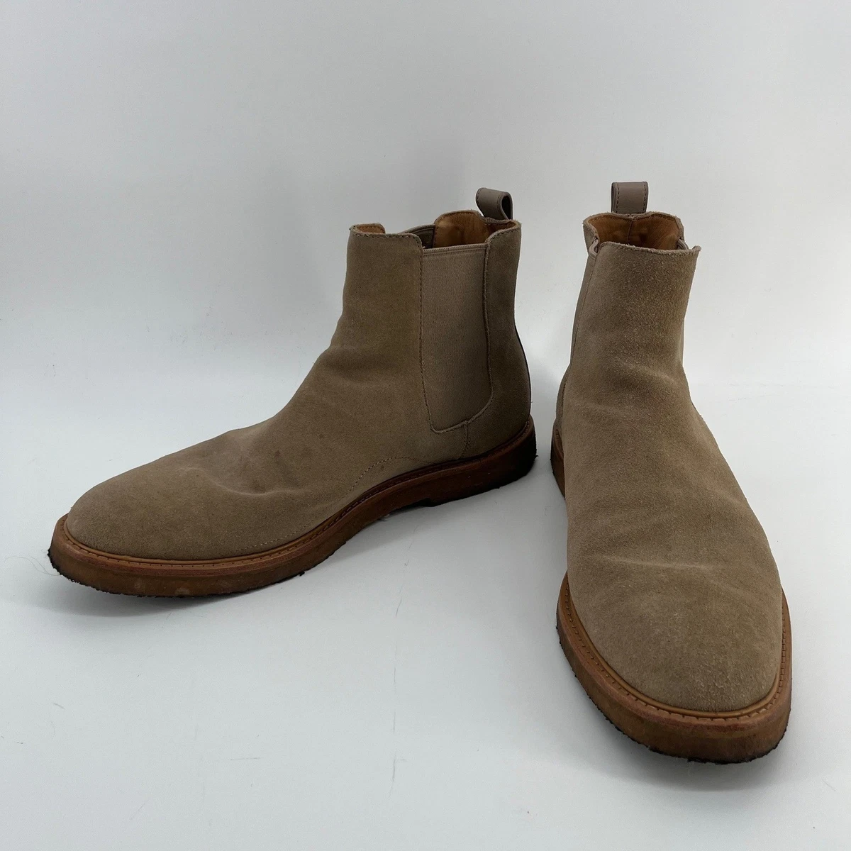 Coach Chelsea Boots Tan Suede G2290 Signature C Logo Mens Size 10D Coach Chelsea Men main image 3