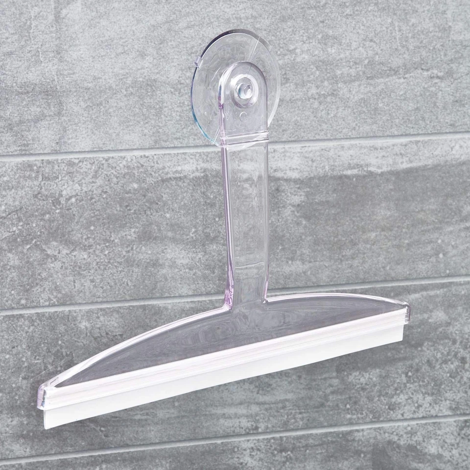 iDesign 22300 Plastic Plastic Suction Squeegee with Storage Hook Shower, Window, - Image 2 of 4