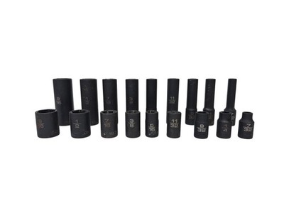 18pc Matco 1/4'' 6 Point Impact Socket Set (9/16''-7/32) 