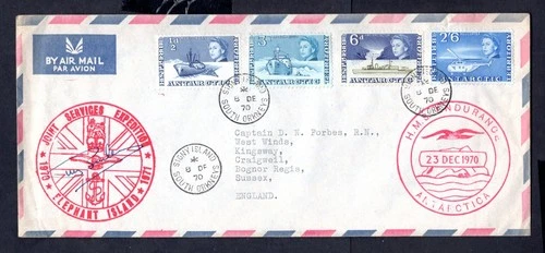 British Antarctic Territory - 1970 Joint Services Expedition HMS Endurance Cover