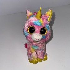 TY Beanie Boos 7" FANTASIA the Unicorn Plush Stuffed Animal Toy