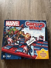 Guess Who? Marvel Superheroes Character Guessing Board Game Missing card READ