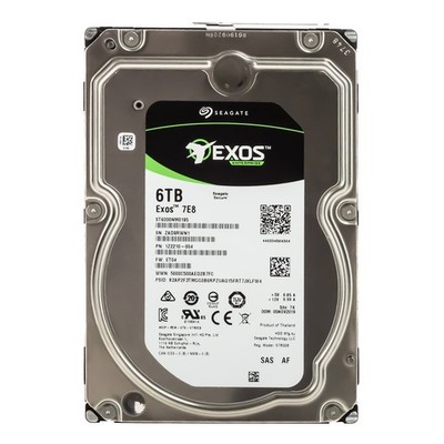 FESTPLATTE SEAGATE EXOS 7E8 6TB 7.2K 256MB SAS-3 3.5'' ST6000NM0195