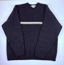 J.Crew Men  s Shetland 100 Wool Sweater XL  Classic 90s Crewneck Warm Pullover