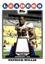2008 Topps #LLR-PW Patrick Willis League Leader Relics