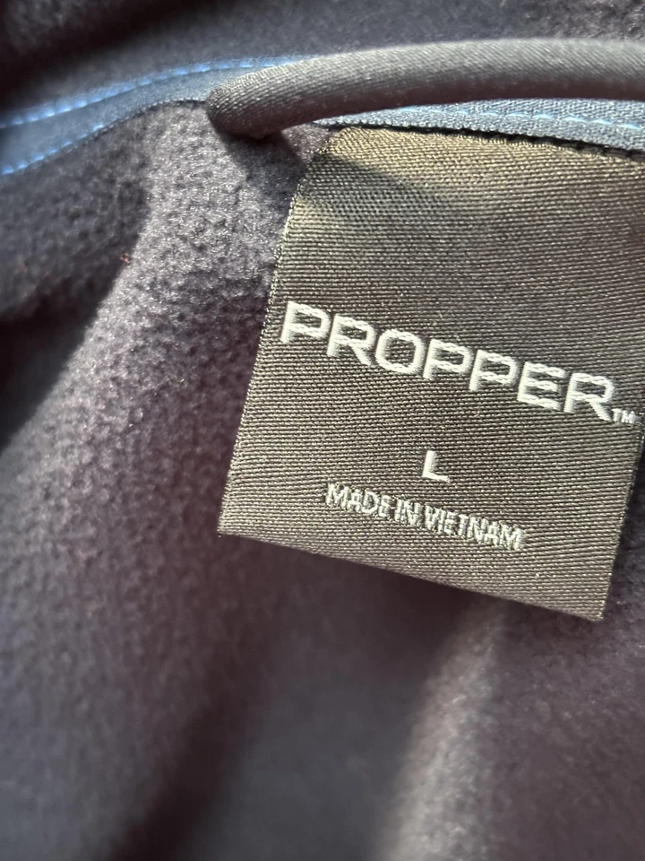 Propper Softshell Vest Mens Large Tactical Fleece Lined Outdoor Utility Pockets - Image 2 of 4