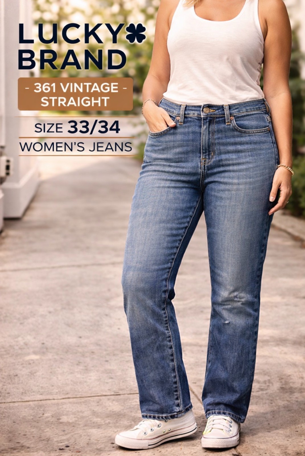 Blue Denim Sz 33/34 Women