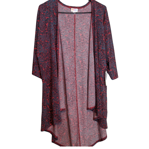 NWT LulaRoe Lindsay Waterfall Cardigan S Paisley Boho Western Festival Rodeo - Picture 1 of 4