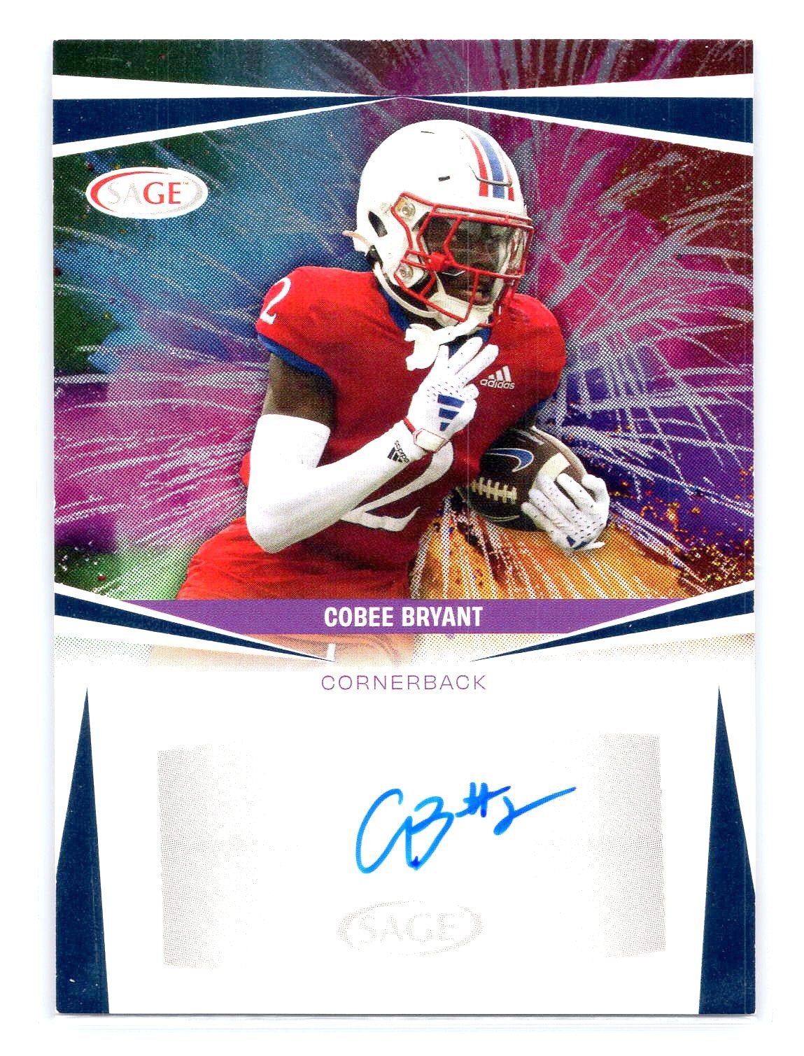 Cobee Bryant 2025 SAGE HIT #A-CB2 Silver Auto