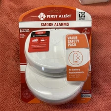 First Alert 1046736 SM210 10-Year Photoelectric Smoke Detector 2-Pack (#5473132)