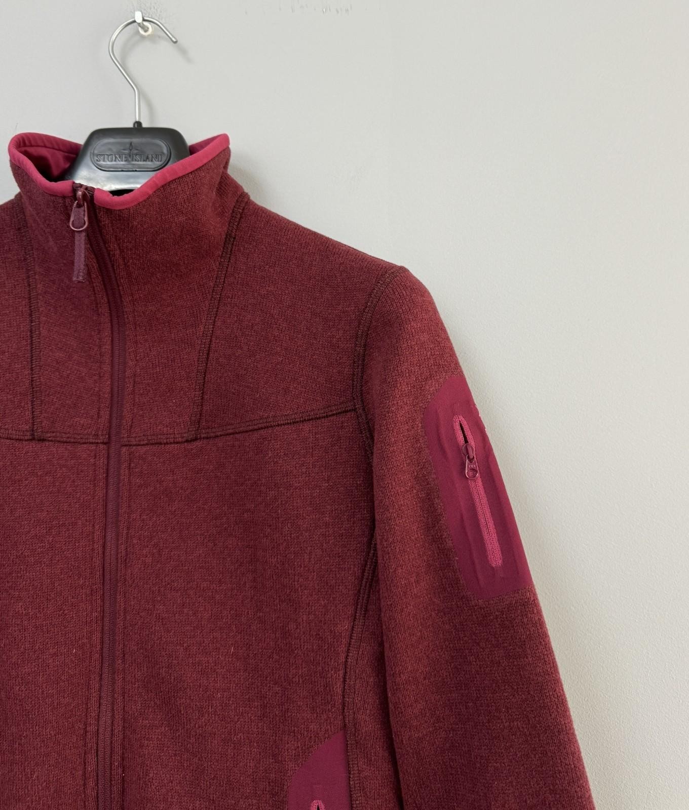 Women's Arcteryx Arc'teryx Covert Cardigan Full Zip Fleece Jacket Burgundy Sz M image 4