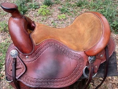 15'' Lary Cox - Christie Saddlery Trail Endurance Saddle 