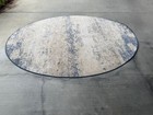 Abstract oval area rug 102" x 79".  JUST REDUCED. — photo 1