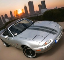 Miata MX5 Stripes bonnet & boot stripes decals MX5 Roadster Miata  