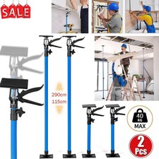 2P Adjustable Drywall Plasterboard Builder Ceiling Easy Support Props 115-290cm