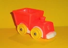 VINTAGE Fisher Price Little People Little Rider  Red Train Engine