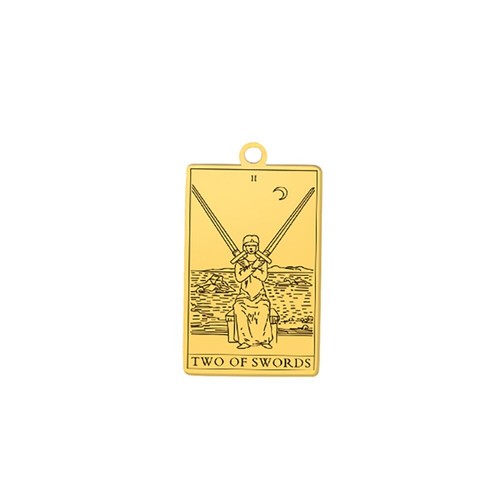 Traje de Oros Cartas del Tarot Vintage Colgante Amuleto para Collares Arte del Tarot - Imagen 36 de 43