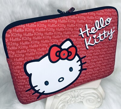 HELLO KITTY Signature RED Laptop Sleeve Case 11.5 X 8 w  display picture 2
