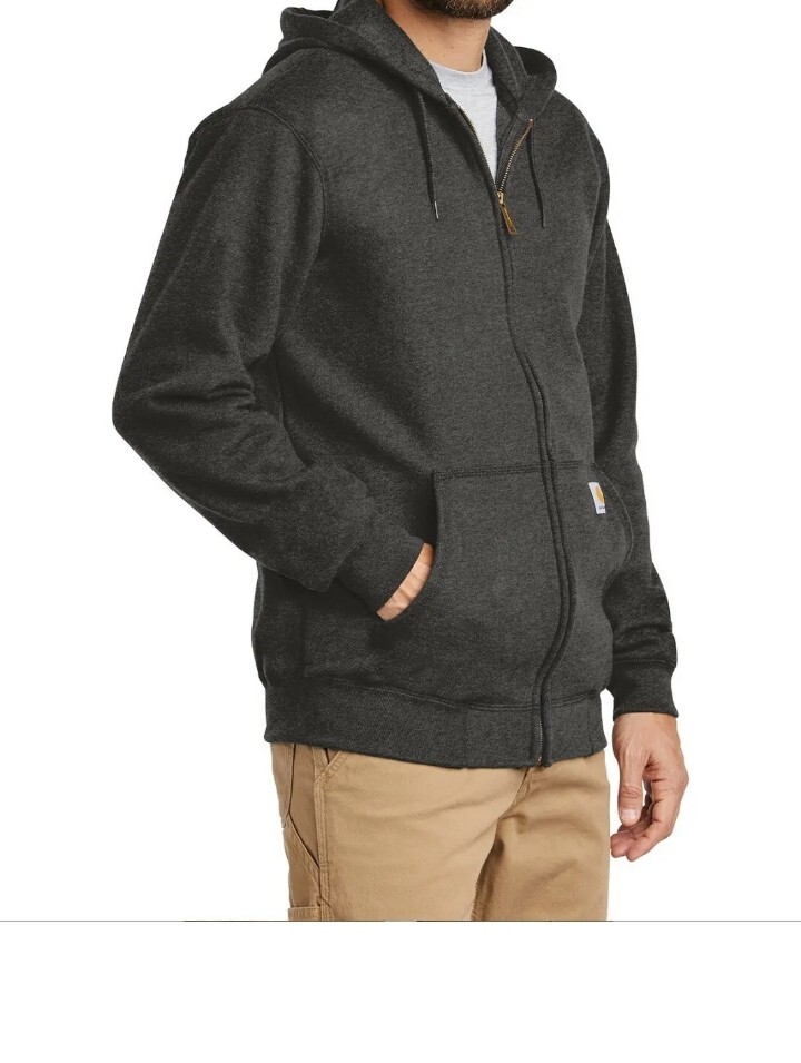 Carhartt Menu0026#039;s S Midweight Full Zip Hoodie Workwear New TS0122-M | eBay