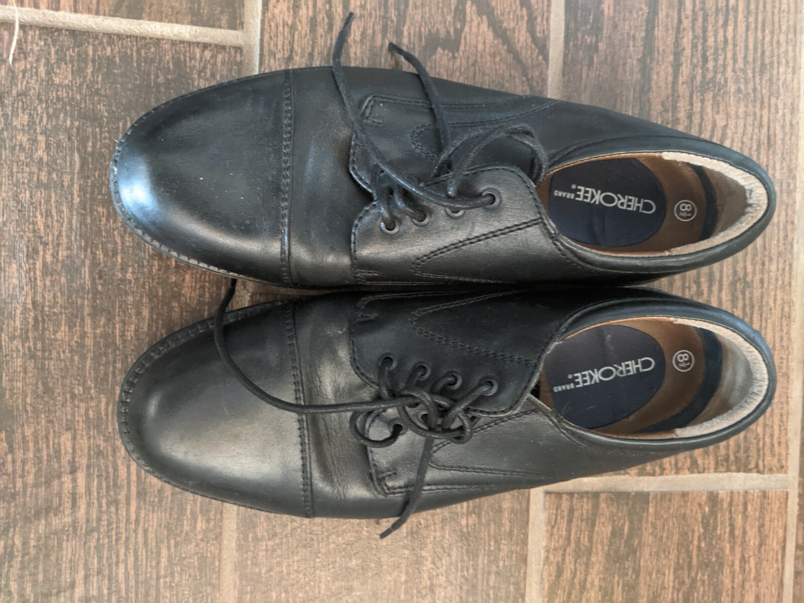 SAOLA Scarpa elegante nera stringata uomo marca Cherokee taglia 8 5