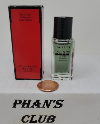 Jil Sander Feeling Man Miniature 0.23 fl. oz. EDT Splash | eBay