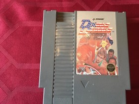 vintage lot of 4 NES games...after burner, doiuble dribble, bases loaded and Qua