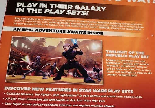 Disney Infinity 3.0 Star Wars Starter Pack (Xbox 360, 2015) New Out of Box - Picture 7 of 8