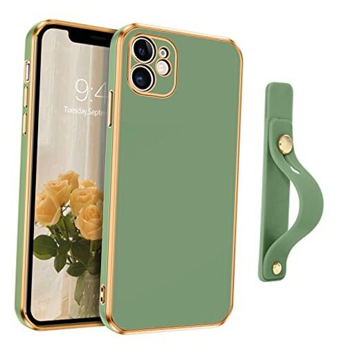 iPhone 11 Case, Phone Cases for iPhone 11,Slim Fit Soft TPU RN248-Matcha Green