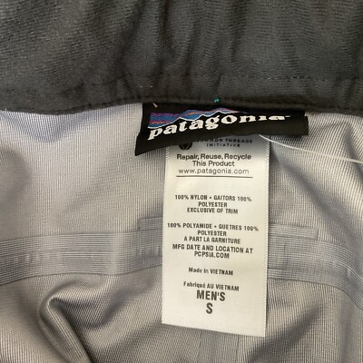 Patagonia Primo Ski/Snowboard Men's Regular Fit Gore-Tex Pants