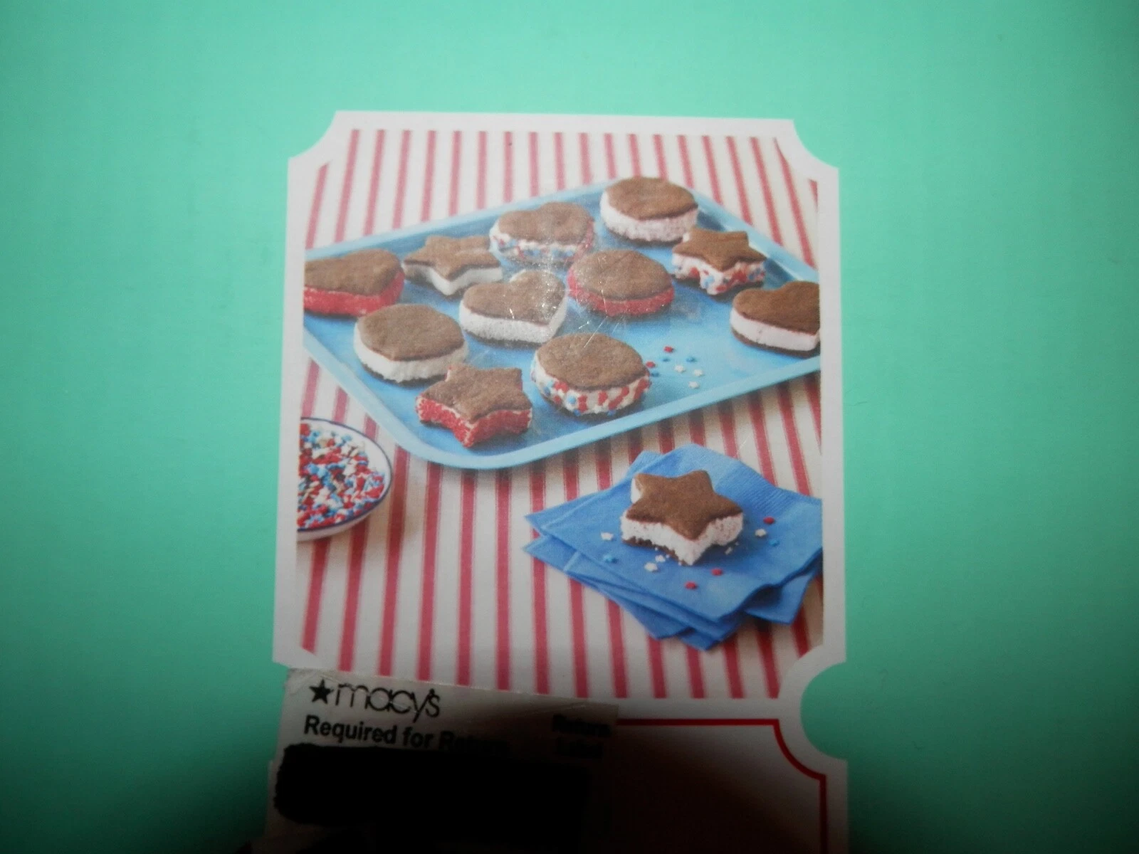 martha stewart ice cream sandwich maker Red White Blue