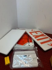 AC & self-Powered LED Exit Sign 499-4715E.    easiest and most versatile on eBay