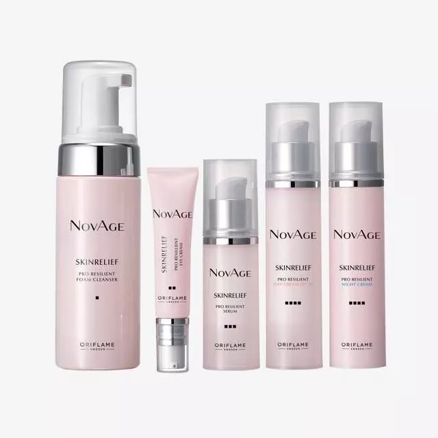 ORIFLAME NovAge Skinrelief PRO Sensitive skin - Set of 5 Full Size products. - Image 4 of 4