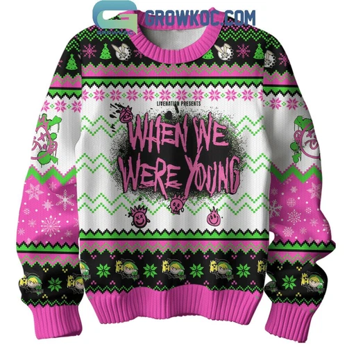 B182 When We Were Young Christmas Ugly Sweater