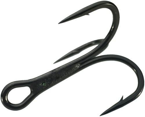 MUSTAD NEEDLEPOINT TREBLE HOOK-36329NP-BN/3XSTRONG/SIZE"2"ELITE-PICK PACK SIZE - Picture 1 of 5
