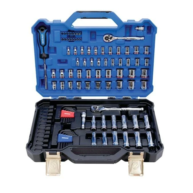 Kobalt LIMITED Centennial 100 Piece Standard SAE Metric Chrome