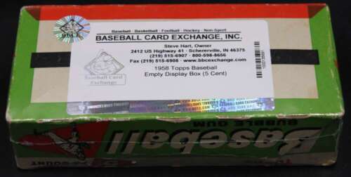 1958 Topps Baseball Empty Display Box (5c) BBCE Wrapped WW1065 - Bild 2 von 4
