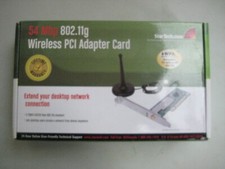 NEW Startech Wireless PCI Adapter Card -54 Mbps 802.11g