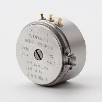 Precision conductive plastic potentiometer WDD35D-4 1K 2K 5K 10K 0.5% 18mm